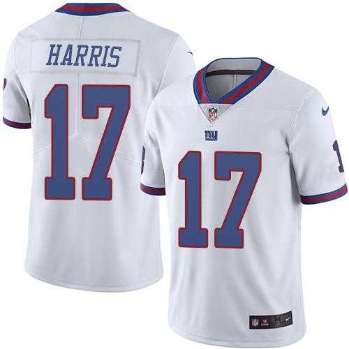 Nike Men & Women & Youth Giants 17 Dwayne Harris White Color Rush Limited Jersey,We sell and wholesale Nike Men & Women & Youth Giants 17 Dwayne Harris White Color Rush Limited Jersey on line form chian!